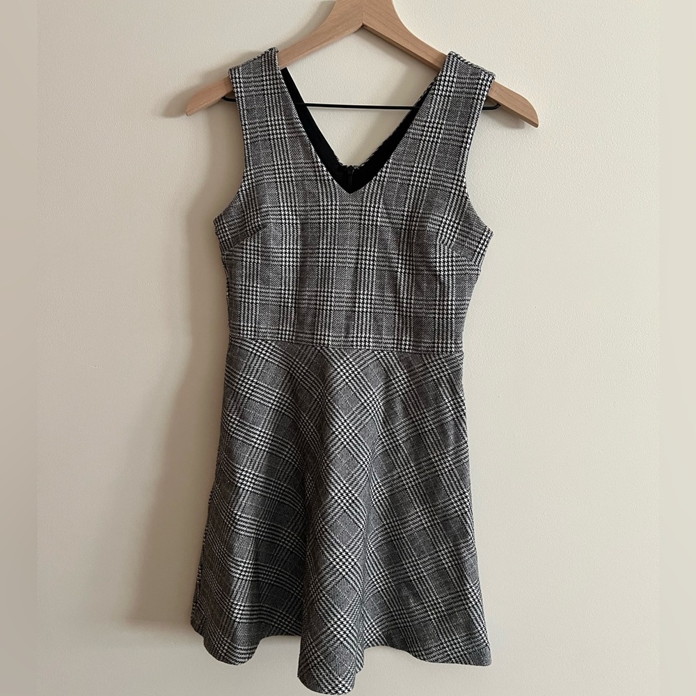 Banana Republic Plaid dress, Banana petite dress, sleeveless Mini Dress 0P